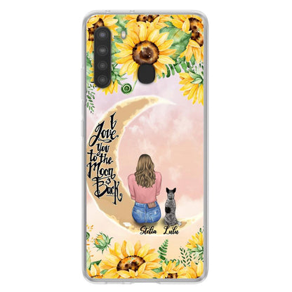 Custom Personalized Dog Mom Phone Case - Gift Idea For Dog Lover - Case For Samsung Galaxy A