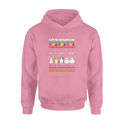 Personalized Xmas Cat Shirt - Up to 5 Cats - Christmas Gift Idea For Cat Lover - Fluff You You Fluffin Fluff