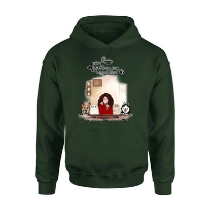 Personalized Dog Cat T-shirt/Hoodie/Sweatshirt - Gift for Dog Mom/Cat Mom - Up to 4 Pets