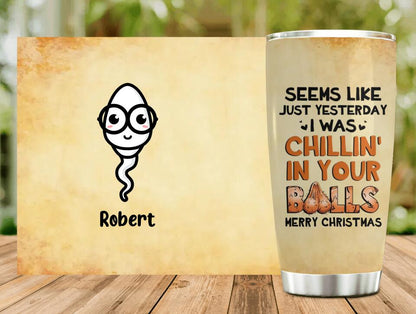 Personalized Father Tumbler - Up to 7 Children - Gift Idea for Father - Merry Christmas
