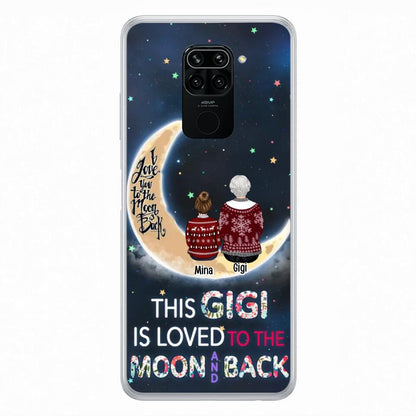 Personalized Grandma Phone Case - Christmas Gift Idea For Grandma - Grandma With Up to 5 Kids - This Gigi Is Loved To The Moon And Back - Case For Xiaomi, Oppo And Huawei