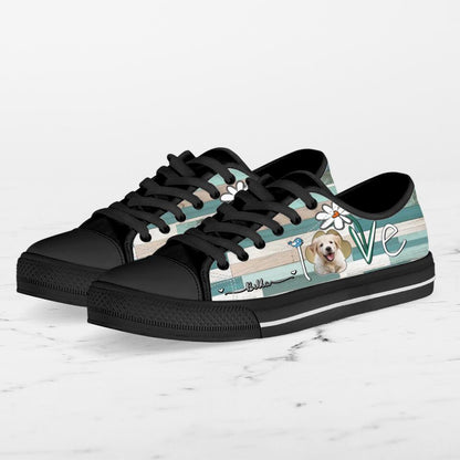 Personalized Dog Photo Sneakers - Gift Idea For Dog Lovers