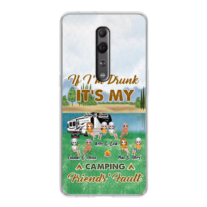 Personalized Camping Friends Phone Case - Up to 8 People - Gift Idea For Camping Lover - Case For Xiaomi, Oppo & Huawei