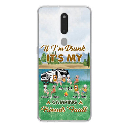 Personalized Camping Friends Phone Case - Up to 8 People - Gift Idea For Camping Lover - Case For Xiaomi, Oppo & Huawei
