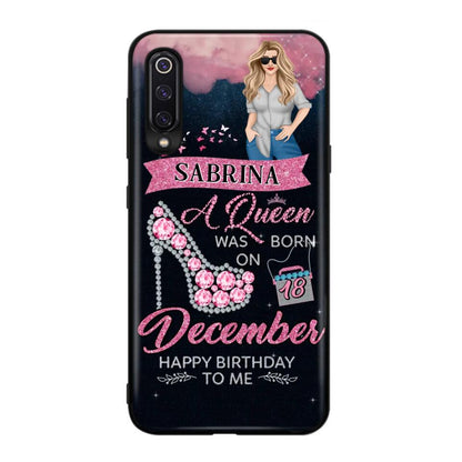 Custom Personalized Birthday Queen Phone Case - Gift Idea For Friends/Birthday - A Queen Was Born - Case for Xiaomi/Huawei/Oppo