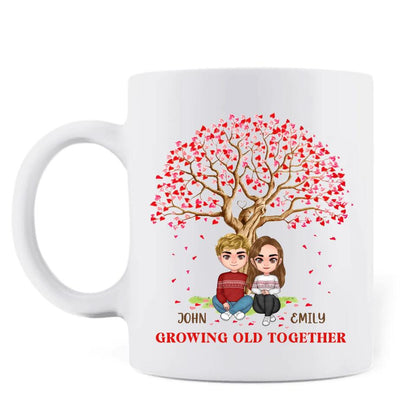 Personalized Couple Coffee Mug - Gift Ideas For Her and Him - Mother's Day Gift For Wife From Husband - Growing Old Together