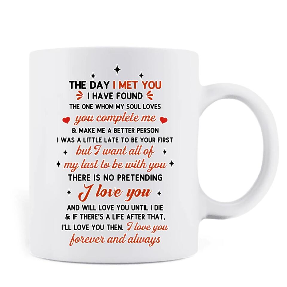 Personalized Couple Coffee Mug - Valentine's Day Gift Ideas For Couple - Gift For Her/Him - I Love You Forever And Always