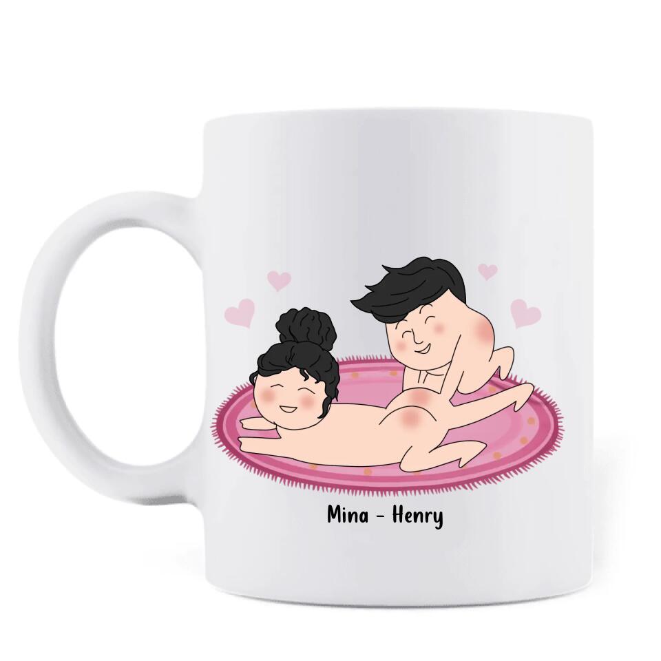 Personalized Coffee Mug - Valentine's Day Gift For Him/Her- I Love You With All Of My Butt