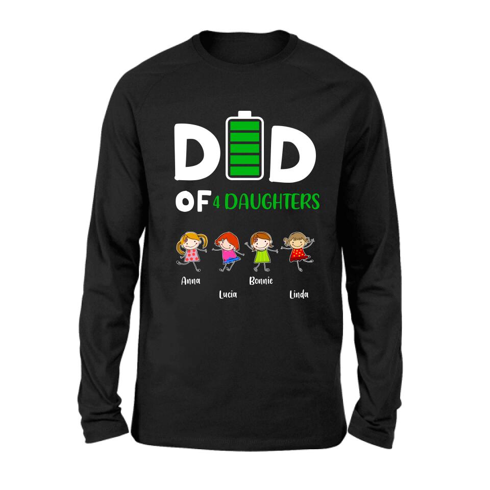 Personalized Family Shirt/Long Sleeve/Sweatshirt/Hoodie - Up to 4 Children - Gift Idea For Mother's Day