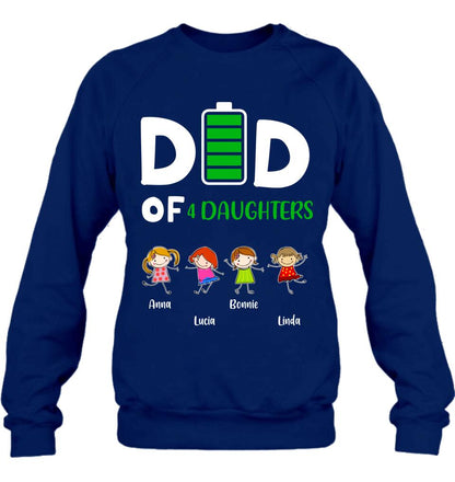 Personalized Family Shirt/Long Sleeve/Sweatshirt/Hoodie - Up to 4 Children - Gift Idea For Mother's Day