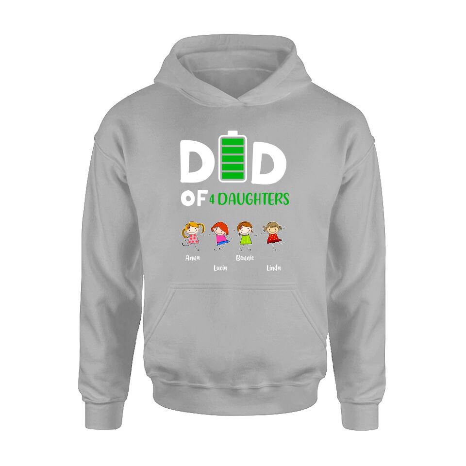 Personalized Family Shirt/Long Sleeve/Sweatshirt/Hoodie - Up to 4 Children - Gift Idea For Mother's Day