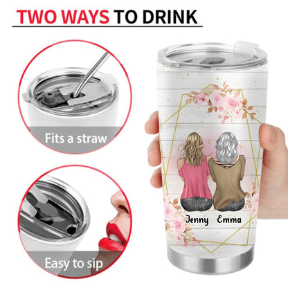 Personalized Mom Tumbler - Mother's Day Gift Idea From Daughter In Law - Here's A Mother's Day Cup From Your Son Bought By Your Daughter In Law