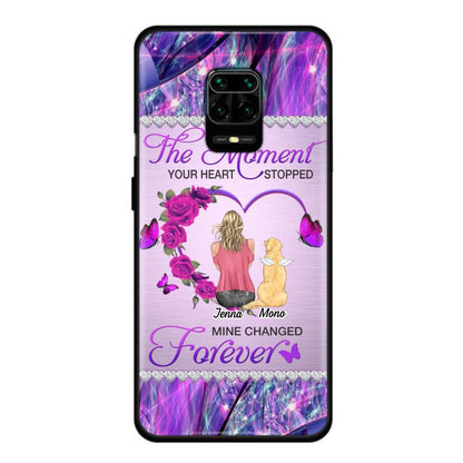 Custom Personalized Memorial Dog Mom Xiaomi/Oppo/Huawei Phone Case - Memorial/ Mother's Day Gift Idea For Dog Mom - The Moment Your Heart Stopped Mine Changed Forever