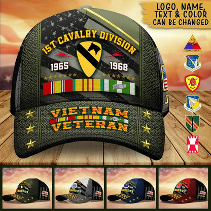 Personalized Vietnam Veteran Cap - Birthday/Father's Day Gift For Veteran