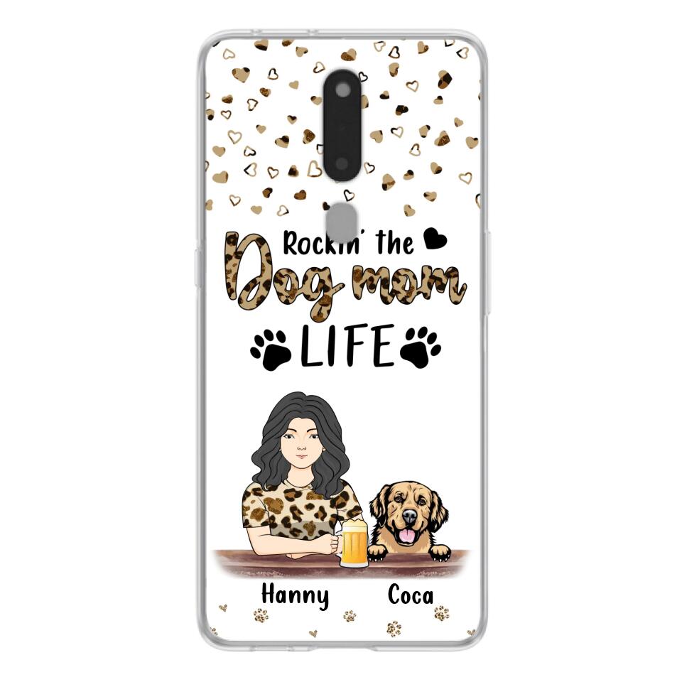 Personalized Dog Mom Phone Case - Up to 4 Dogs - Mother's Day Gift Idea For Dog Lover/Dog Mom - Rockin' The Dog Mom Life - Case For Xiaomi/Oppo And Huawei
