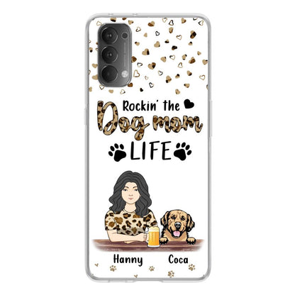Personalized Dog Mom Phone Case - Up to 4 Dogs - Mother's Day Gift Idea For Dog Lover/Dog Mom - Rockin' The Dog Mom Life - Case For Xiaomi/Oppo And Huawei