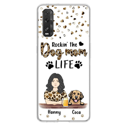 Personalized Dog Mom Phone Case - Up to 4 Dogs - Mother's Day Gift Idea For Dog Lover/Dog Mom - Rockin' The Dog Mom Life - Case For Xiaomi/Oppo And Huawei