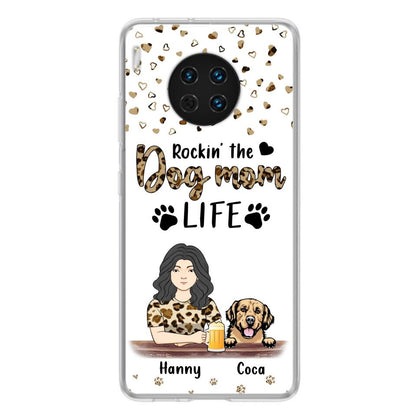 Personalized Dog Mom Phone Case - Up to 4 Dogs - Mother's Day Gift Idea For Dog Lover/Dog Mom - Rockin' The Dog Mom Life - Case For Xiaomi/Oppo And Huawei