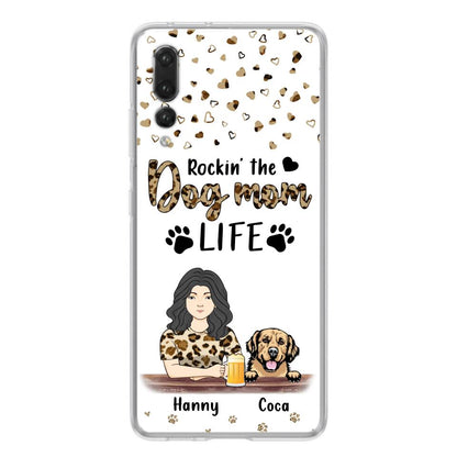 Personalized Dog Mom Phone Case - Up to 4 Dogs - Mother's Day Gift Idea For Dog Lover/Dog Mom - Rockin' The Dog Mom Life - Case For Xiaomi/Oppo And Huawei