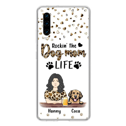 Personalized Dog Mom Phone Case - Up to 4 Dogs - Mother's Day Gift Idea For Dog Lover/Dog Mom - Rockin' The Dog Mom Life - Case For Xiaomi/Oppo And Huawei