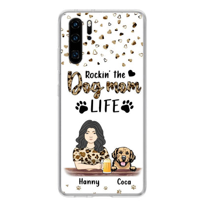 Personalized Dog Mom Phone Case - Up to 4 Dogs - Mother's Day Gift Idea For Dog Lover/Dog Mom - Rockin' The Dog Mom Life - Case For Xiaomi/Oppo And Huawei
