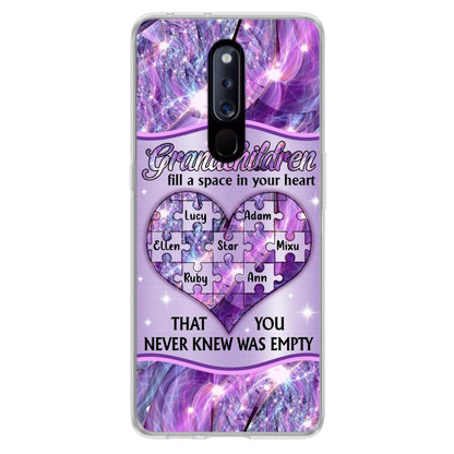 Personalized Grandchildren Phone Case - Up to 7 Kids - Mother's Day Gift Idea For Grandma - Grandchildren Fill A Space In Your Heart That You Never Knew Was Empty - Case For Xiaomi/ Oppo/ Huawei