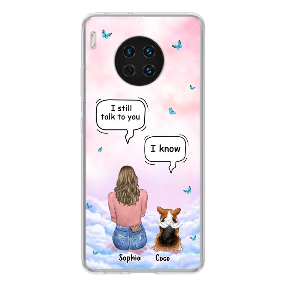 Personalized Memorial Pet Phone Case - Up to 4 Pets - Memorial Gift Idea For Dog/Cat Lover - I Still Talk To You - Case For Xiaomi/Oppo/Huawei