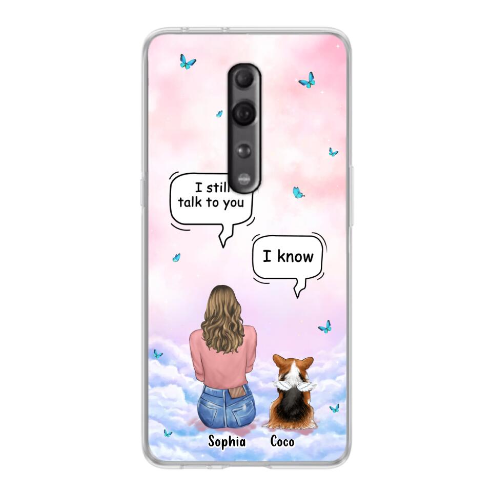 Personalized Memorial Pet Phone Case - Up to 4 Pets - Memorial Gift Idea For Dog/Cat Lover - I Still Talk To You - Case For Xiaomi/Oppo/Huawei