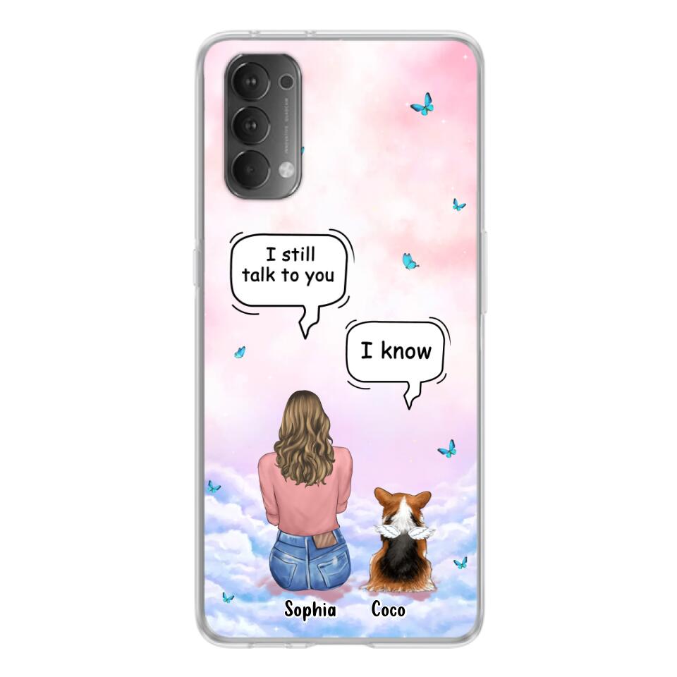 Personalized Memorial Pet Phone Case - Up to 4 Pets - Memorial Gift Idea For Dog/Cat Lover - I Still Talk To You - Case For Xiaomi/Oppo/Huawei