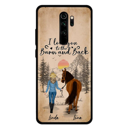 Personalized Horse Girl Phone Case - Gift Idea For Horse Lovers/Girl - Up to 6 Horses - Just A Girl Who Loves Horses - Case For Oppo/Xiaomi/Huawei