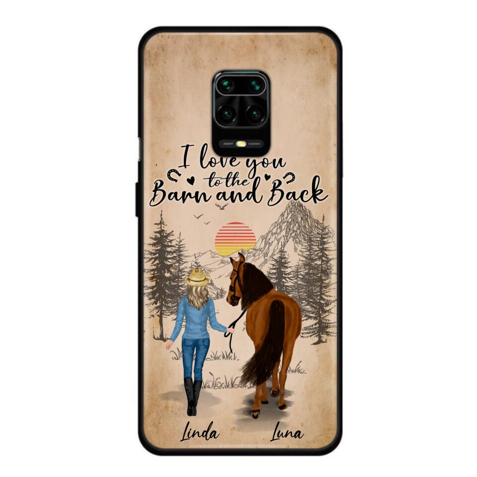 Personalized Horse Girl Phone Case - Gift Idea For Horse Lovers/Girl - Up to 6 Horses - Just A Girl Who Loves Horses - Case For Oppo/Xiaomi/Huawei