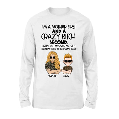 Personalized Mother Shirt/Hoodie - Mother's Day Gift Idea For Mom - I'm A Mother First