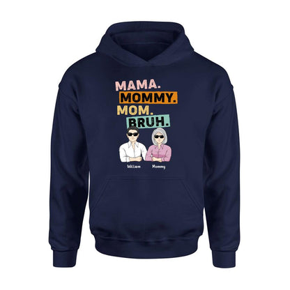 Personalized Mama Shirt - Up to 4 Children - Mother's Day Gift Idea From Sons - Mama Mommy Mom Bruh
