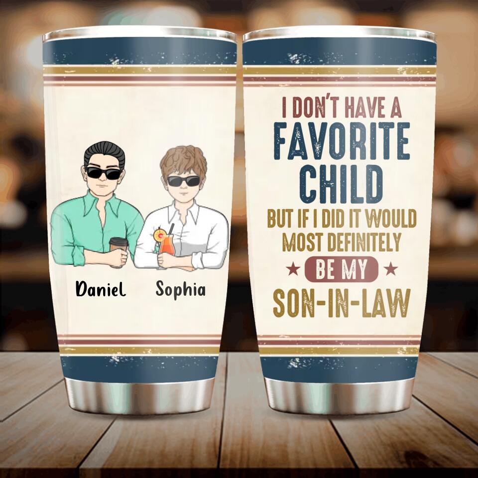 Personalized Mom Tumbler - Mother's Day Gift From Son In Law