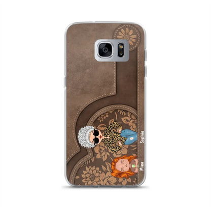 Custom Personalized Grandma Phone Case - Up to 5 Kids - Gift Idea For Grandma/Mother's Day - Case For iPhone And Samsung