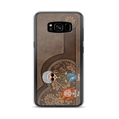 Custom Personalized Grandma Phone Case - Up to 5 Kids - Gift Idea For Grandma/Mother's Day - Case For iPhone And Samsung