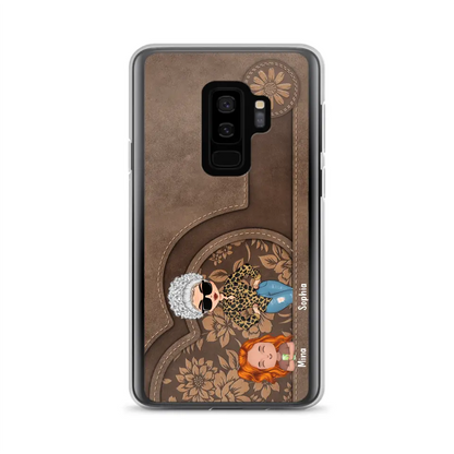 Custom Personalized Grandma Phone Case - Up to 5 Kids - Gift Idea For Grandma/Mother's Day - Case For iPhone And Samsung