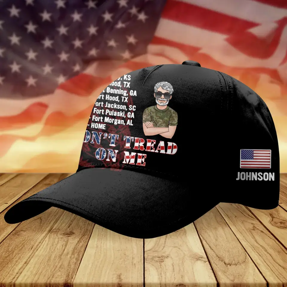 Personalized Veteran Classic Cap - Father's Day Gift Idea For Veterans