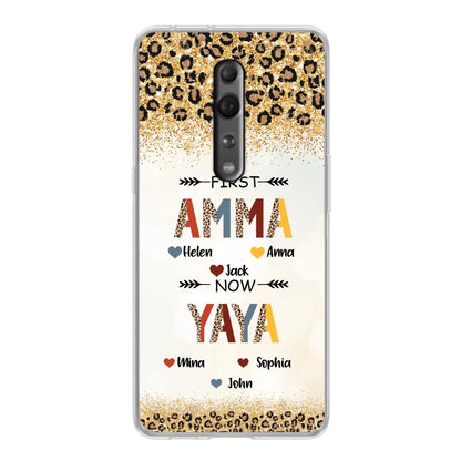 Personalized Grandma Phone Case - Up to 4 Kids And 8 Grandkids - Mother's Day Gift Idea for Grandma - First Mom Now Nana Kid And Grandkids - Cases For Xiaomi/Oppo/Huawei