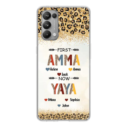 Personalized Grandma Phone Case - Up to 4 Kids And 8 Grandkids - Mother's Day Gift Idea for Grandma - First Mom Now Nana Kid And Grandkids - Cases For Xiaomi/Oppo/Huawei