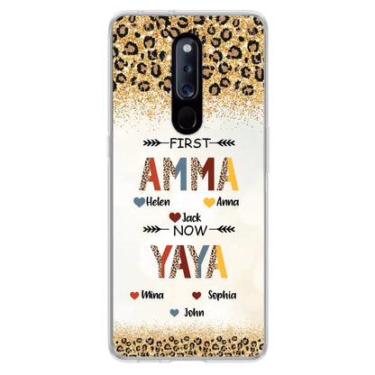 Personalized Grandma Phone Case - Up to 4 Kids And 8 Grandkids - Mother's Day Gift Idea for Grandma - First Mom Now Nana Kid And Grandkids - Cases For Xiaomi/Oppo/Huawei