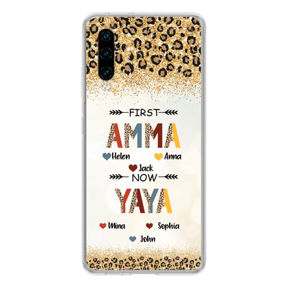 Personalized Grandma Phone Case - Up to 4 Kids And 8 Grandkids - Mother's Day Gift Idea for Grandma - First Mom Now Nana Kid And Grandkids - Cases For Xiaomi/Oppo/Huawei