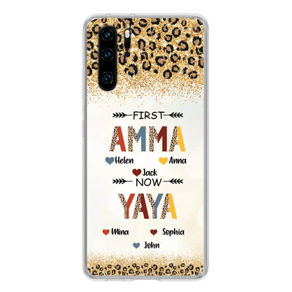 Personalized Grandma Phone Case - Up to 4 Kids And 8 Grandkids - Mother's Day Gift Idea for Grandma - First Mom Now Nana Kid And Grandkids - Cases For Xiaomi/Oppo/Huawei
