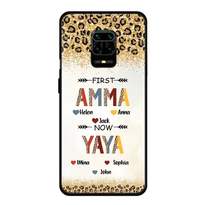Personalized Grandma Phone Case - Up to 4 Kids And 8 Grandkids - Mother's Day Gift Idea for Grandma - First Mom Now Nana Kid And Grandkids - Cases For Xiaomi/Oppo/Huawei