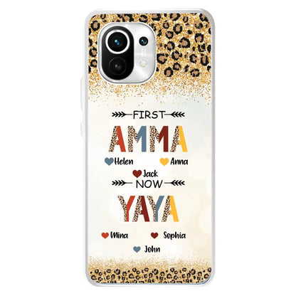 Personalized Grandma Phone Case - Up to 4 Kids And 8 Grandkids - Mother's Day Gift Idea for Grandma - First Mom Now Nana Kid And Grandkids - Cases For Xiaomi/Oppo/Huawei