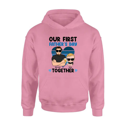 Personalized Dad And Daughter/Son Shirt/Hoodie - Gift Idea For Father's Day - Our First Father's Day Together
