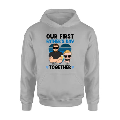 Personalized Dad And Daughter/Son Shirt/Hoodie - Gift Idea For Father's Day - Our First Father's Day Together