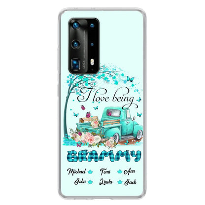 Personalized Grandma Phone Case - I Love Being Grandma - R5OIKQ -TQ - Case For iPhone And Samsung