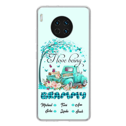 Personalized Grandma Phone Case - I Love Being Grandma - R5OIKQ -TQ - Case For iPhone And Samsung