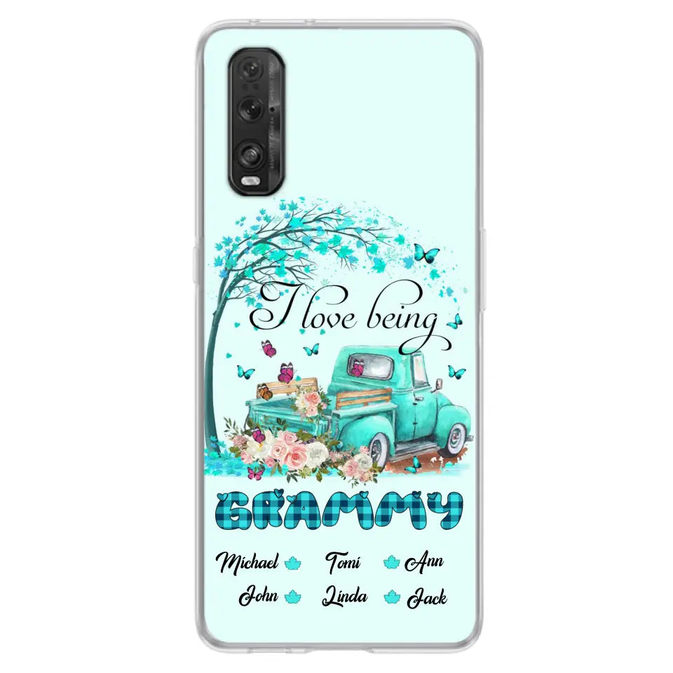 Personalized Grandma Phone Case - I Love Being Grandma - R5OIKQ -TQ - Case For iPhone And Samsung